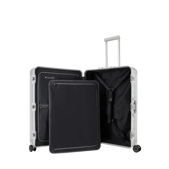 Travelite Next 2.0 Aluminium 4w Trolley L silver