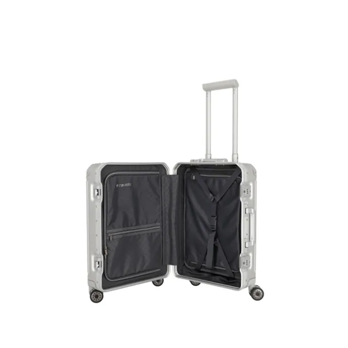 Travelite Next 2.0 Aluminium 4w Trolley S silver
