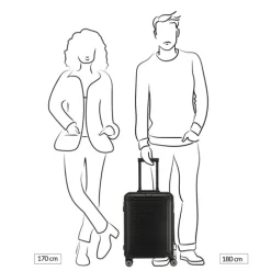 Travelite Next 2.0 Aluminium 4w Trolley S black matt