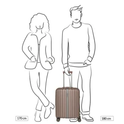 Travelite Paros 4W Trolley S cappuchino