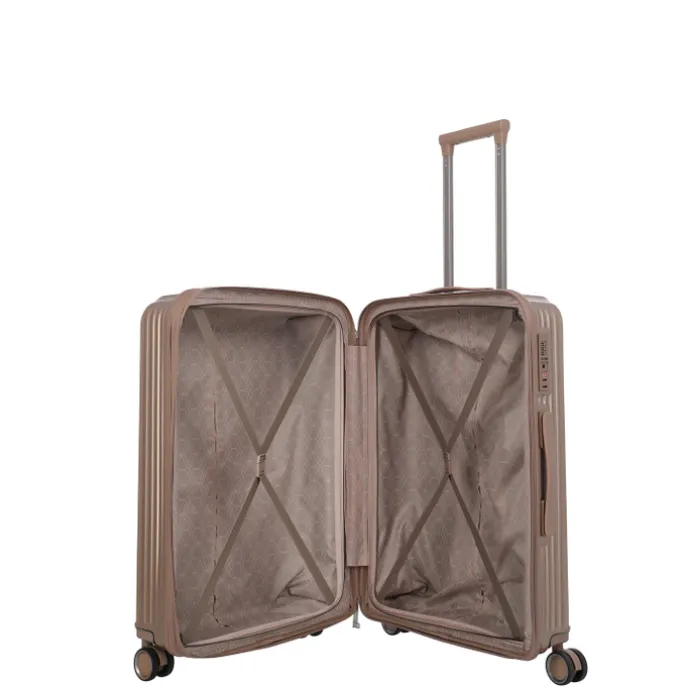 Travelite Paros 4W Trolley M cappuccino
