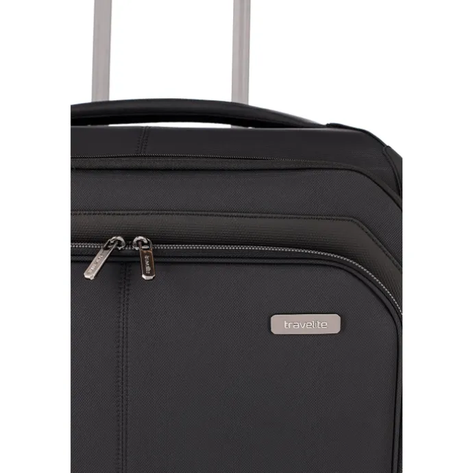Travelite Priima 4w Trolley M Exp. black
