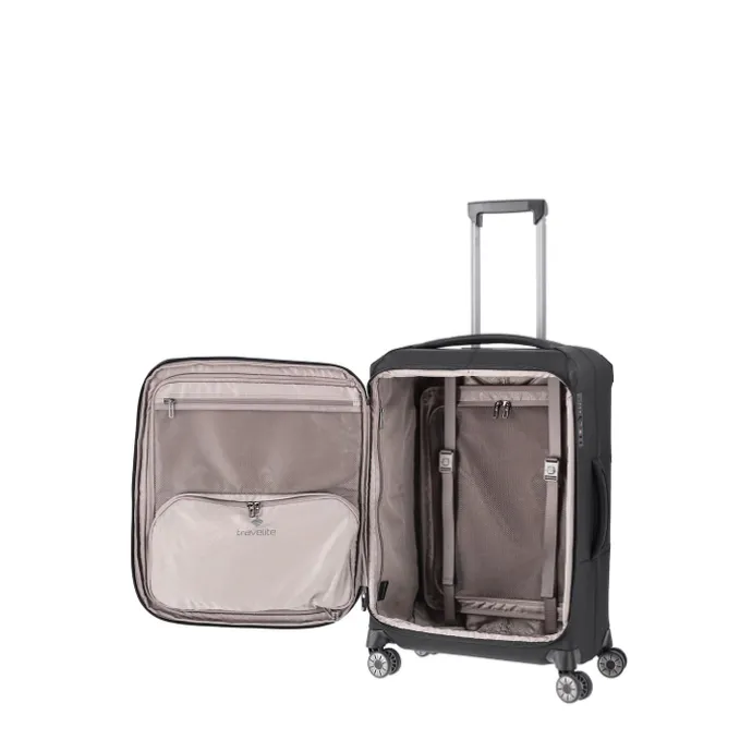 Travelite Priima 4w Trolley M Exp. black
