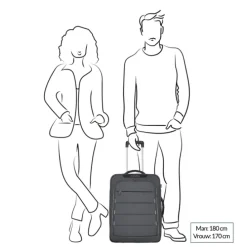 Travelite Skaii 2 Wheel Hybrid Trolley S Expandable anthracite