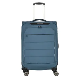 Travelite Skaii 4 Wheel Trolley M Expandable blue