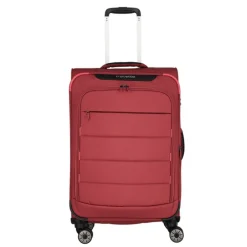 Travelite Skaii 4 Wheel Trolley M Expandable red