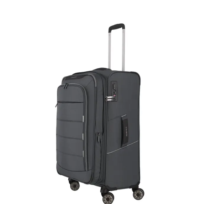 Travelite Skaii 4 Wheel Trolley M Expandable anthracite