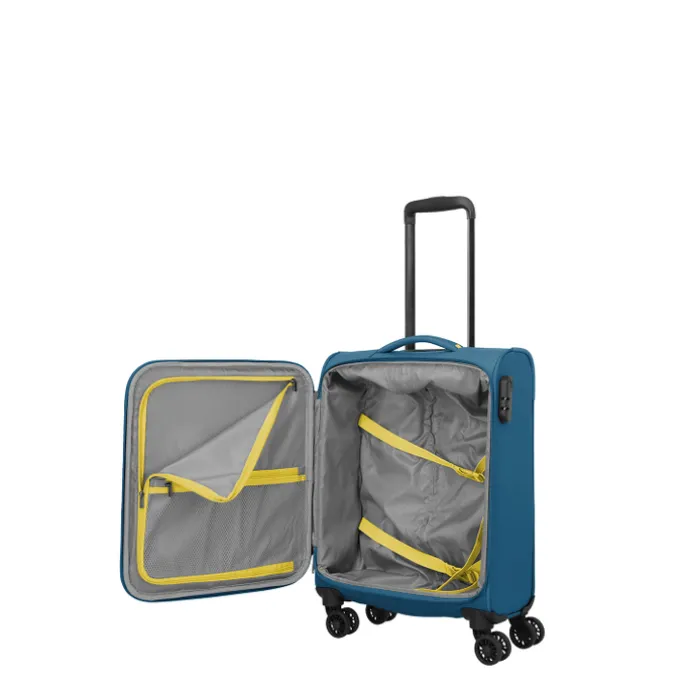 Travelite Umbria 4 Wheel Cabin Trolley petrol