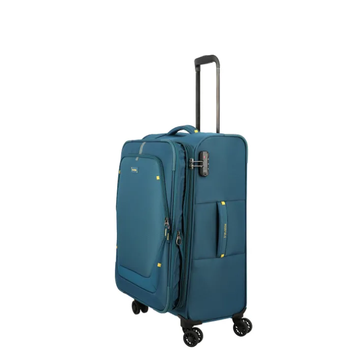 Travelite Umbria 4 Wheel Trolley M petrol