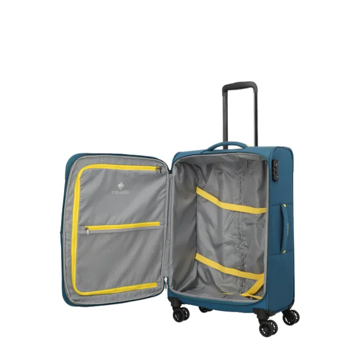 Travelite Umbria 4 Wheel Trolley M petrol