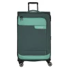 Travelite Viia 4 Wheel Trolley L Expandable green