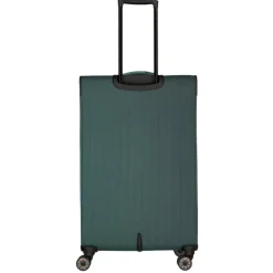 Travelite Viia 4 Wheel Trolley L Expandable green