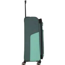 Travelite Viia 4 Wheel Trolley L Expandable green
