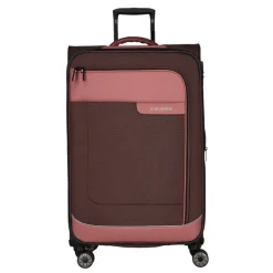 Travelite Viia 4 Wheel Trolley L Expandable rose