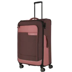 Travelite Viia 4 Wheel Trolley L Expandable rose
