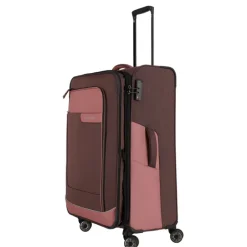 Travelite Viia 4 Wheel Trolley L Expandable rose