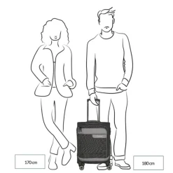 Travelite Viia 4 Wheel Trolley S anthracite