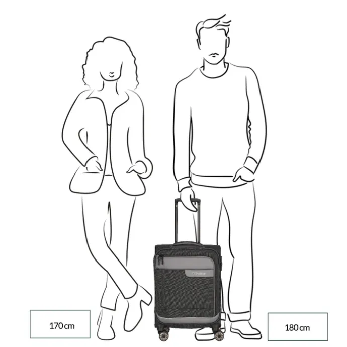 Travelite Viia 4 Wheel Trolley S anthracite