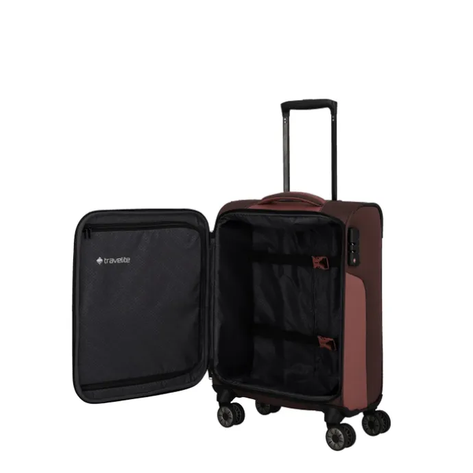 Travelite Viia 4 Wheel Trolley S rose