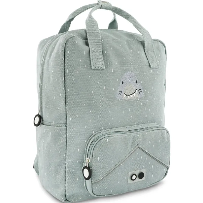 Trixie Mr. Shark Large Backpack light grey