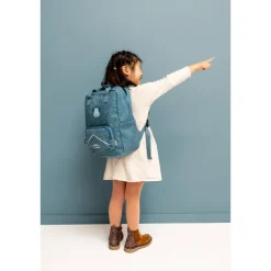 Trixie Mr. Triceratops Large Backpack dark blue