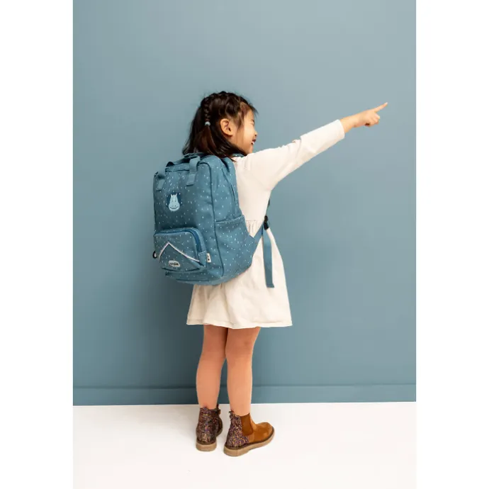Trixie Mr. Triceratops Large Backpack dark blue