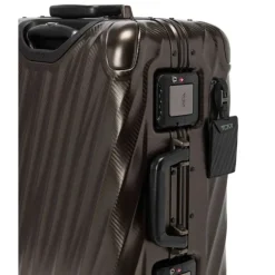 TUMI 19 Degree Aluminum Continental Carry-On textured gunmetal