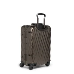 TUMI 19 Degree Aluminum International Carry-On textured gunmetal