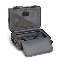 TUMI 19 Degree Aluminum International Carry-On textured gunmetal