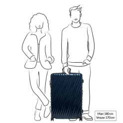 TUMI 19 Degree Extended Trip Expandable 4 Wheel Trolley navy