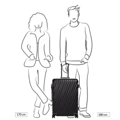 TUMI 19 Degree Frame St 4 Whl P/C black texture