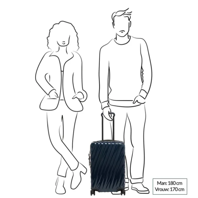 TUMI 19 Degree International Expandable 4 Wheel Trolley hunter green