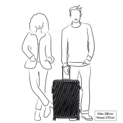 TUMI 19 Degree Short Trip Expandable 4 Wheeled Packing Case black