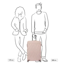 TUMI 19 Degree St EXP 4 Whl P/C mauve texture