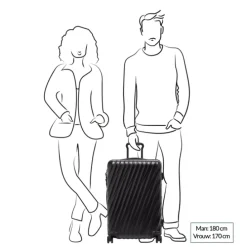 TUMI 19 Degree St EXP 4 Whl P/C black texture