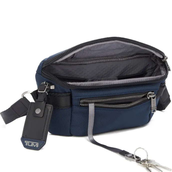 TUMI Alpha Bravo Classified Waist Pack navy