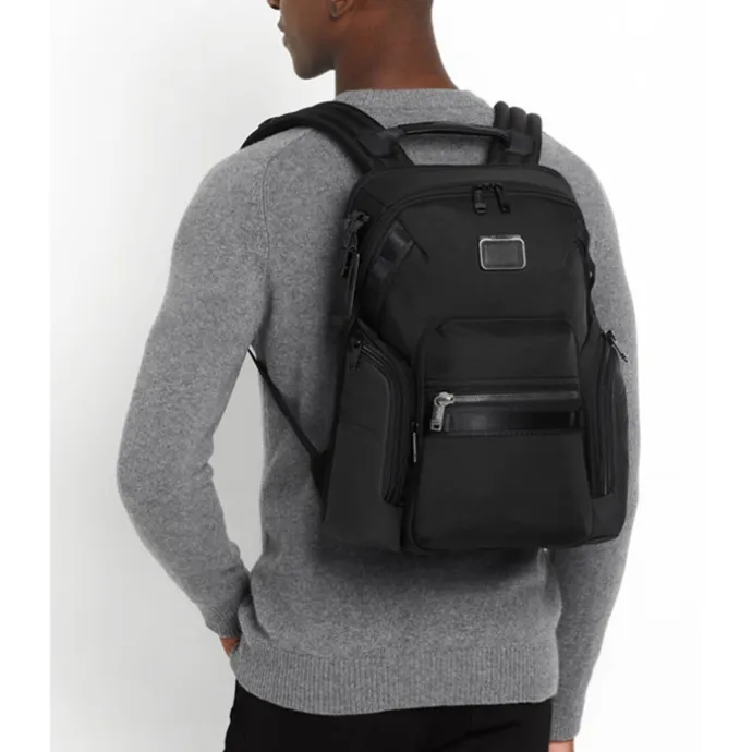 TUMI Alpha Bravo Navigation Backpack red/lime chameleon