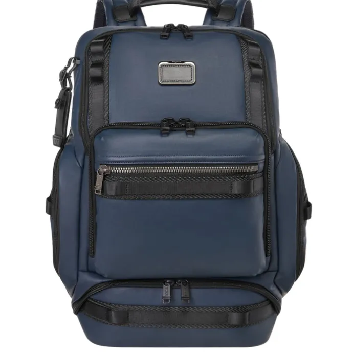 Tumi Alpha Bravo Renegade Backpack navy coated
