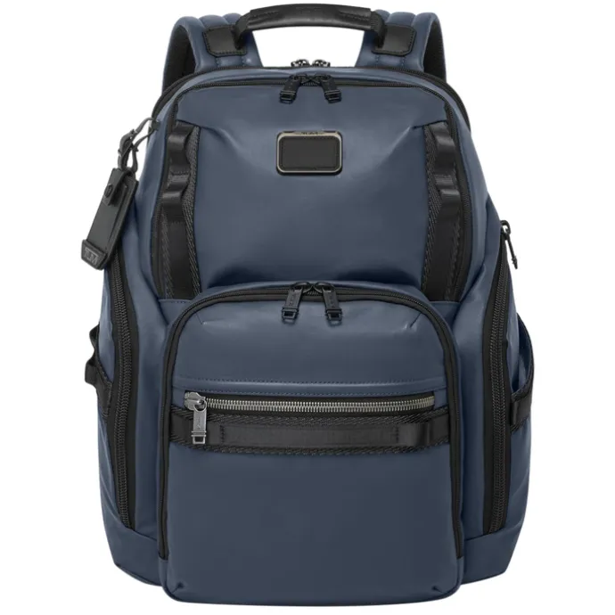 Tumi Alpha Bravo Search Backpack navy coated