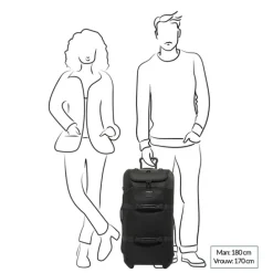 TUMI Alpha Bravo Wheeled Duffel Exp P/C black