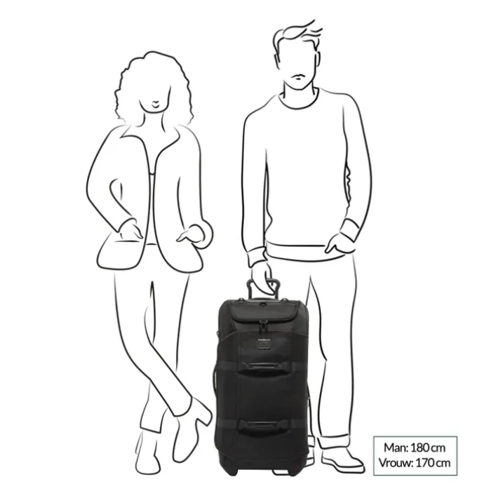 TUMI Alpha Bravo Wheeled Duffel Exp P/C black
