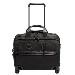 TUMI Alpha DLX Wheeled Laptop Case black