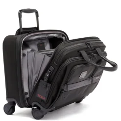TUMI Alpha DLX Wheeled Laptop Case black
