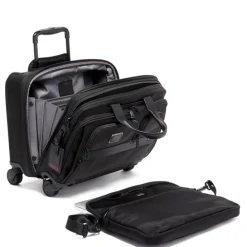 TUMI Alpha DLX Wheeled Laptop Case black