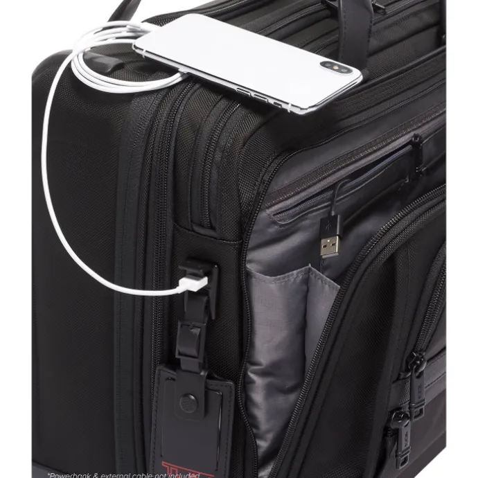 TUMI Alpha DLX Wheeled Laptop Case black