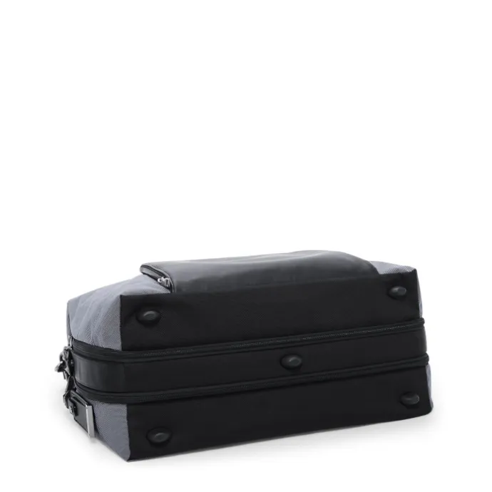 TUMI Alpha Double Expansion Satchel meteor grey