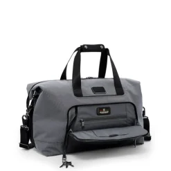TUMI Alpha Double Expansion Satchel meteor grey