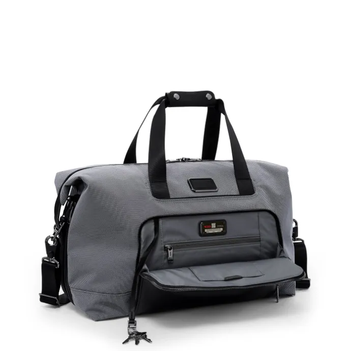 TUMI Alpha Double Expansion Satchel meteor grey