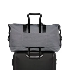 TUMI Alpha Double Expansion Satchel meteor grey
