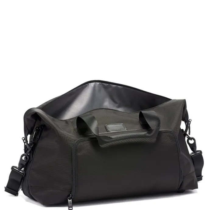 TUMI Alpha Double Expansion Satchel black